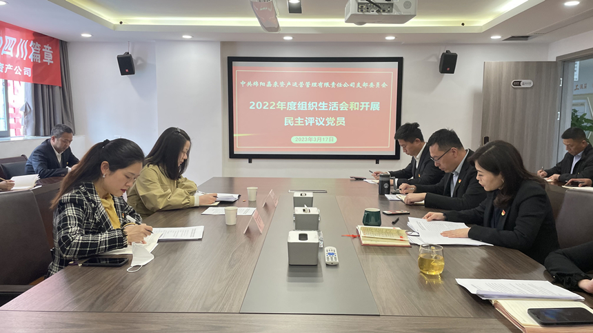 嘉來資產黨支部2022年度組織生活會03 嘉來資產黨支部2022年度組織生活會03