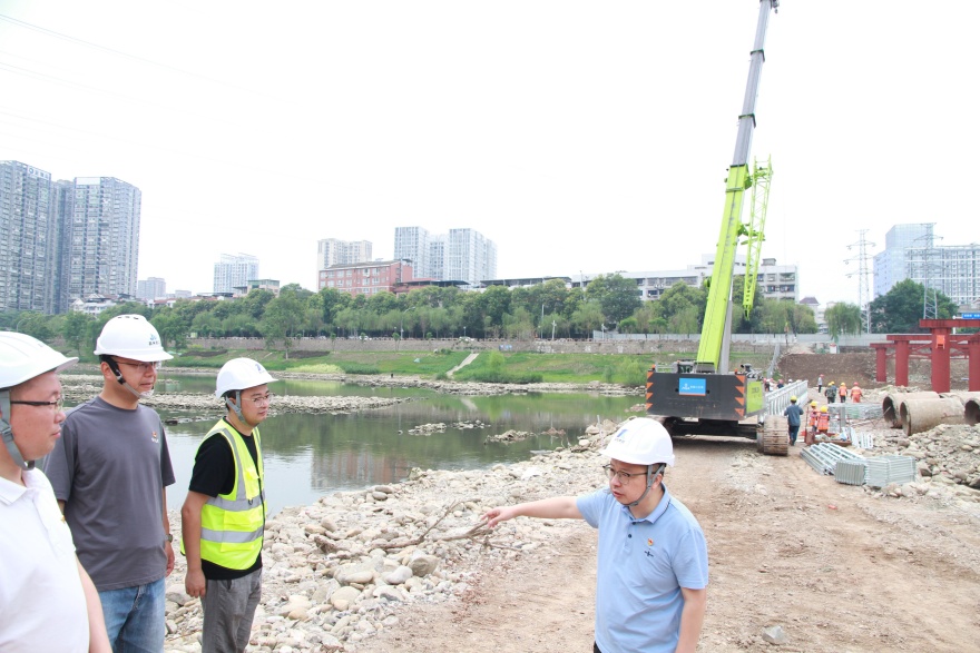 2曹武平副書記視察鋼便橋項目_副本 2曹武平副書記視察鋼便橋項目_副本