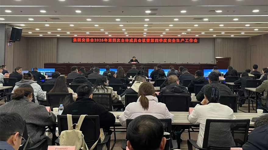 綿投集團召開安委會2025年第四次全體成員會議暨第四季度安全生產工作會
