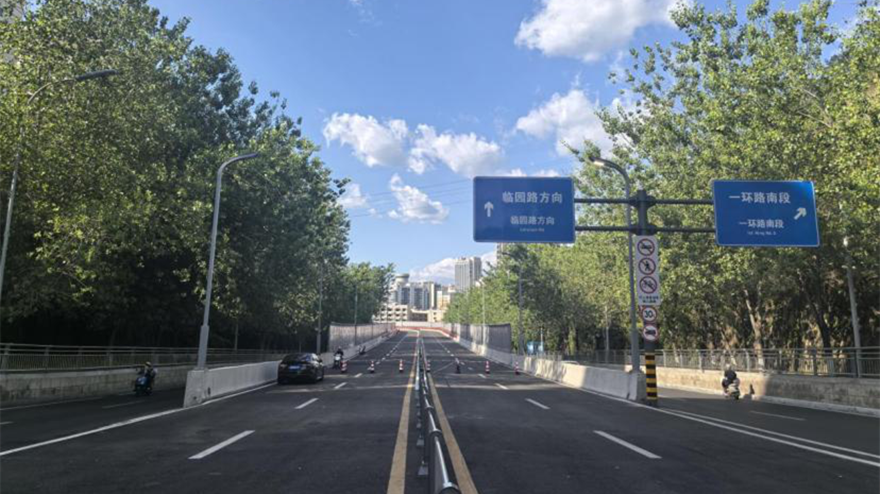 綿陽(yáng)市創(chuàng)業(yè)大道南延線御營(yíng)片區(qū)段通車?